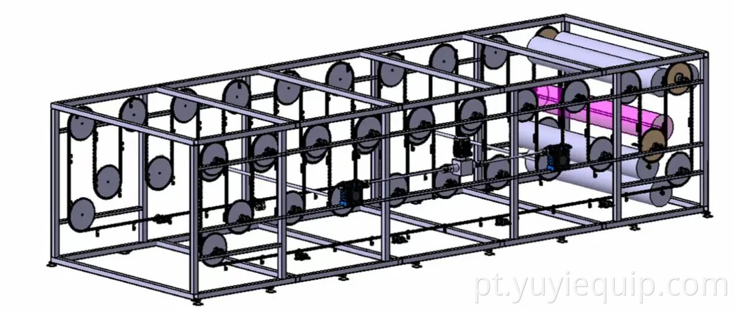Máquina de armazenamento de armazém totalmente automática de tecido de cortina de boa qualidade